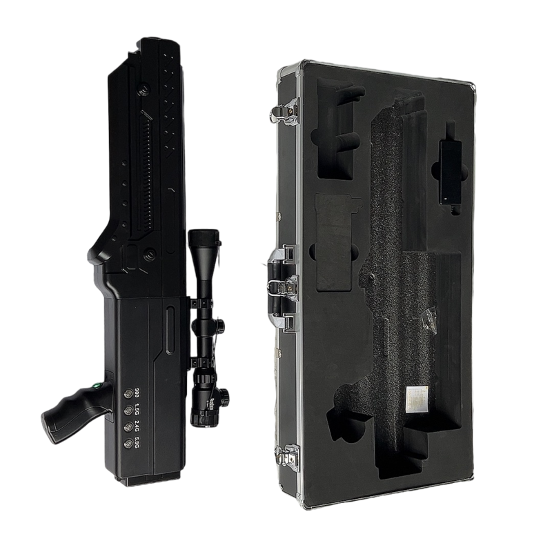  巴马手持便携式枪型低空防御反制四通道A型